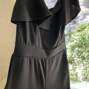 Black one strap pant jumper by Teeze Me. Size 5